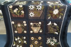 Wool Applique Custom Quilt